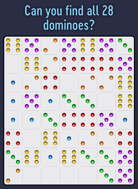 Can you find all 28 dominos